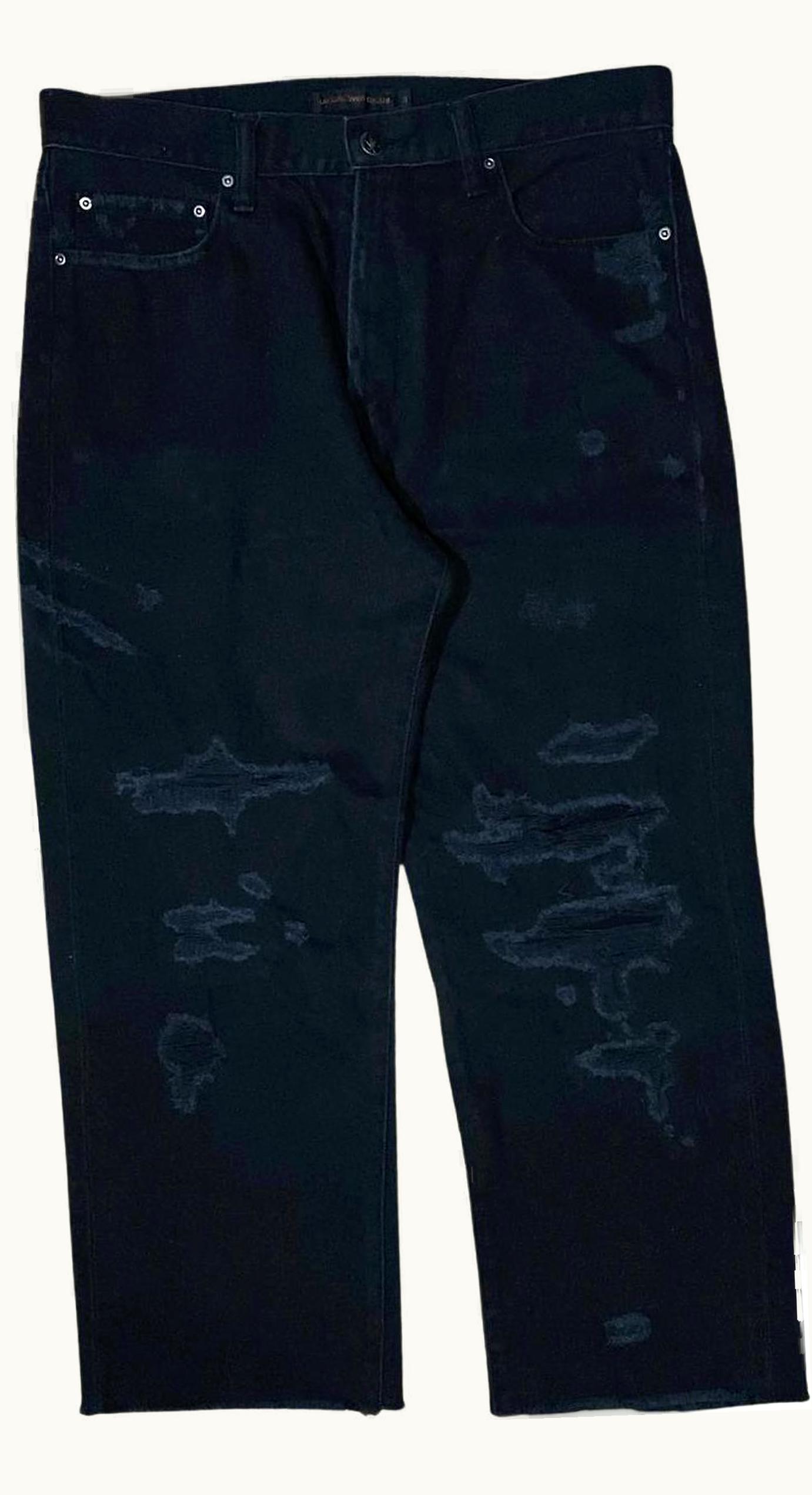 UNDERCOVER Undercover “but Beautiful” Distressed Patchwork Denim S/S 2005