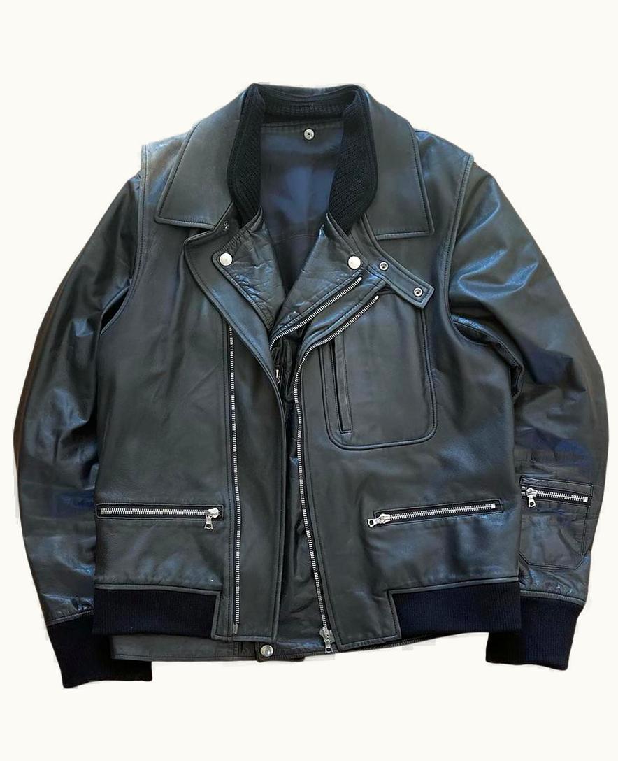 UNDERCOVER Undercover Two-Piece Calfskin Leather Jacket A/W 2007