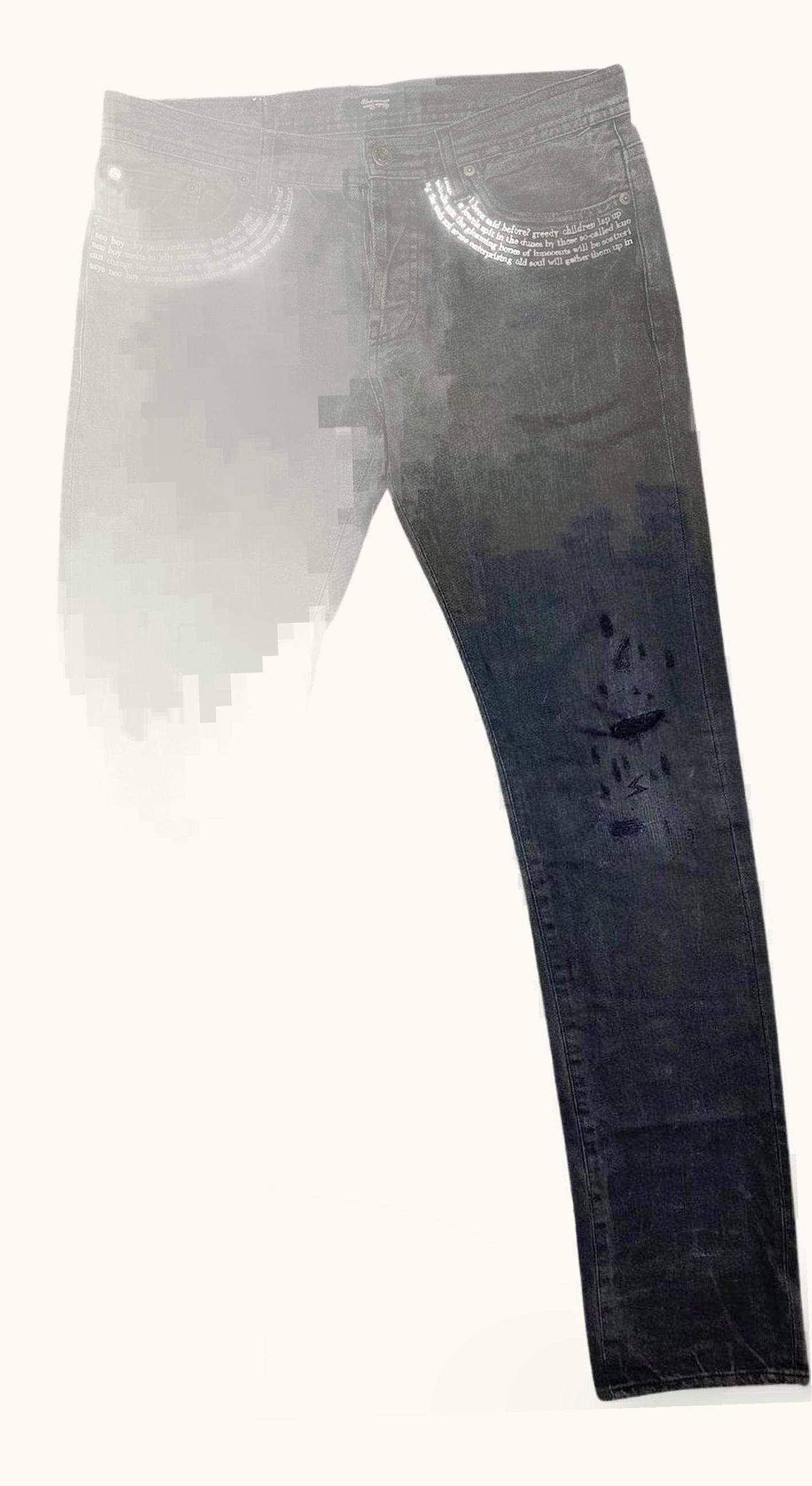 UNDERCOVER Undercover “neoboy” Patti Smith Poem Denim S/S 2009