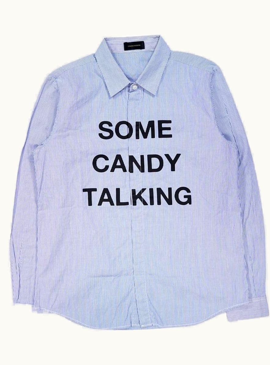 UNDERCOVER Undercover “godog” 'some Candy Talking' Button Shirt S/S 2014