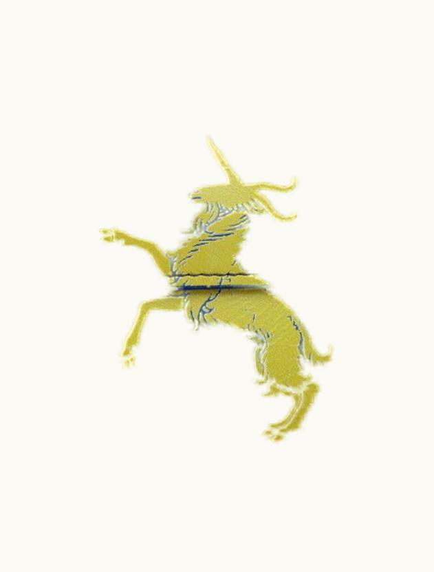 UNDERCOVER Undercover Printed Unicorn Goat Leather Wallet S/S 2017