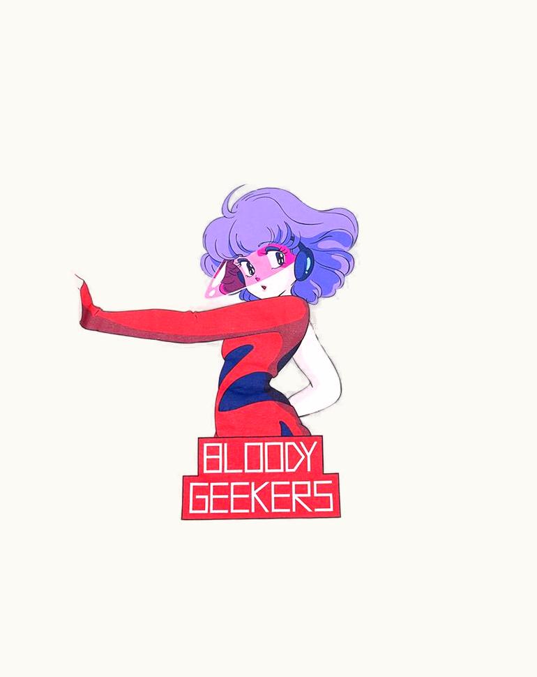 UNDERCOVER Undercover “the New Warriors” Bloody Geekers T-Shirt S/S 2019 UZ1086878