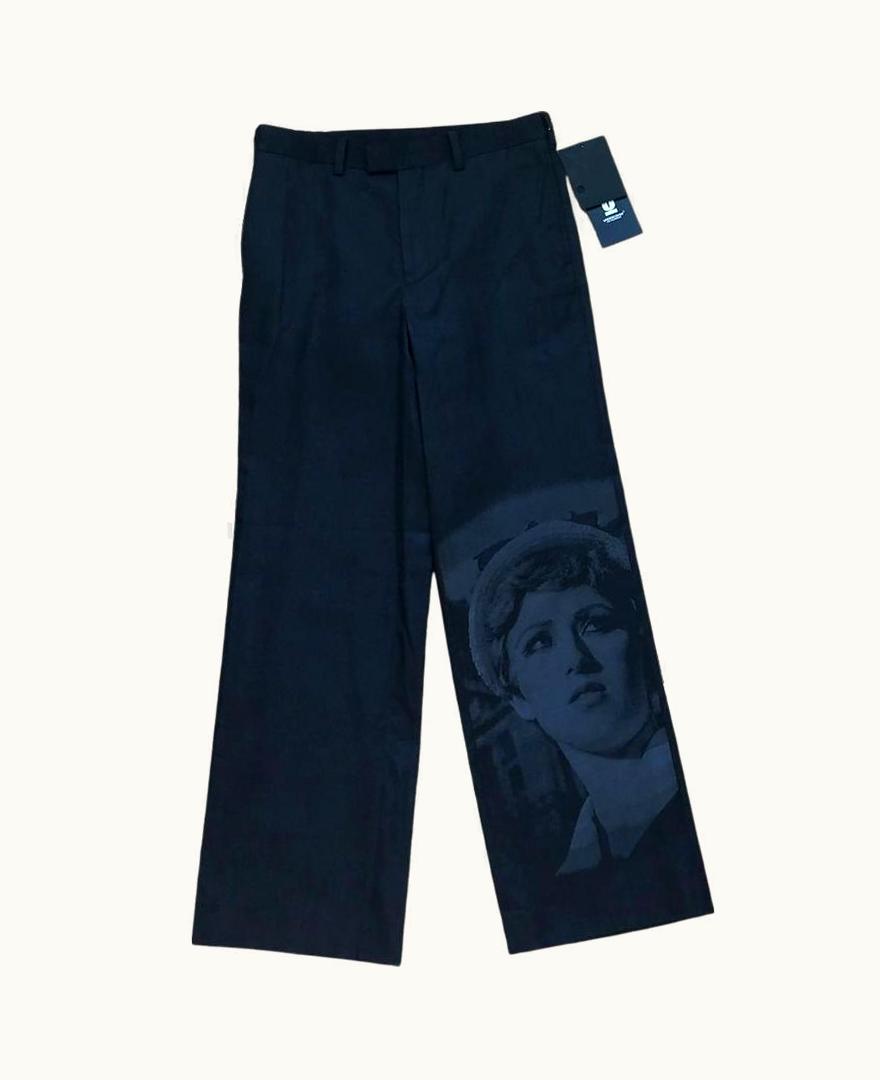 UNDERCOVER Undercover Cindy Sherman Wide Leg Cotton Trousers S/S 2020
