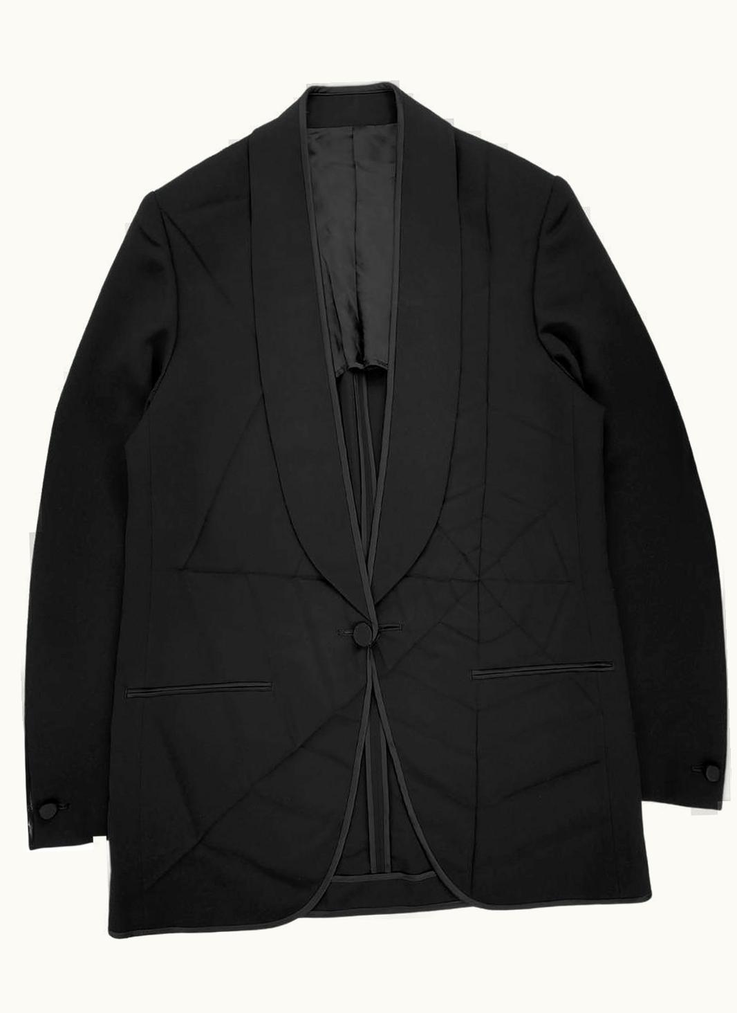 UNDERCOVER Undercover Cindy Sherman Pleated Spider Web Blazer S/S 2020