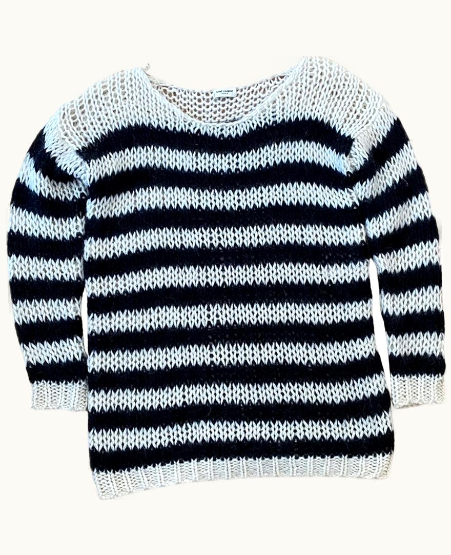 Saint Laurent Saint Laurent Psych Rock Oversized Cashmere Sweater S/S 2015
