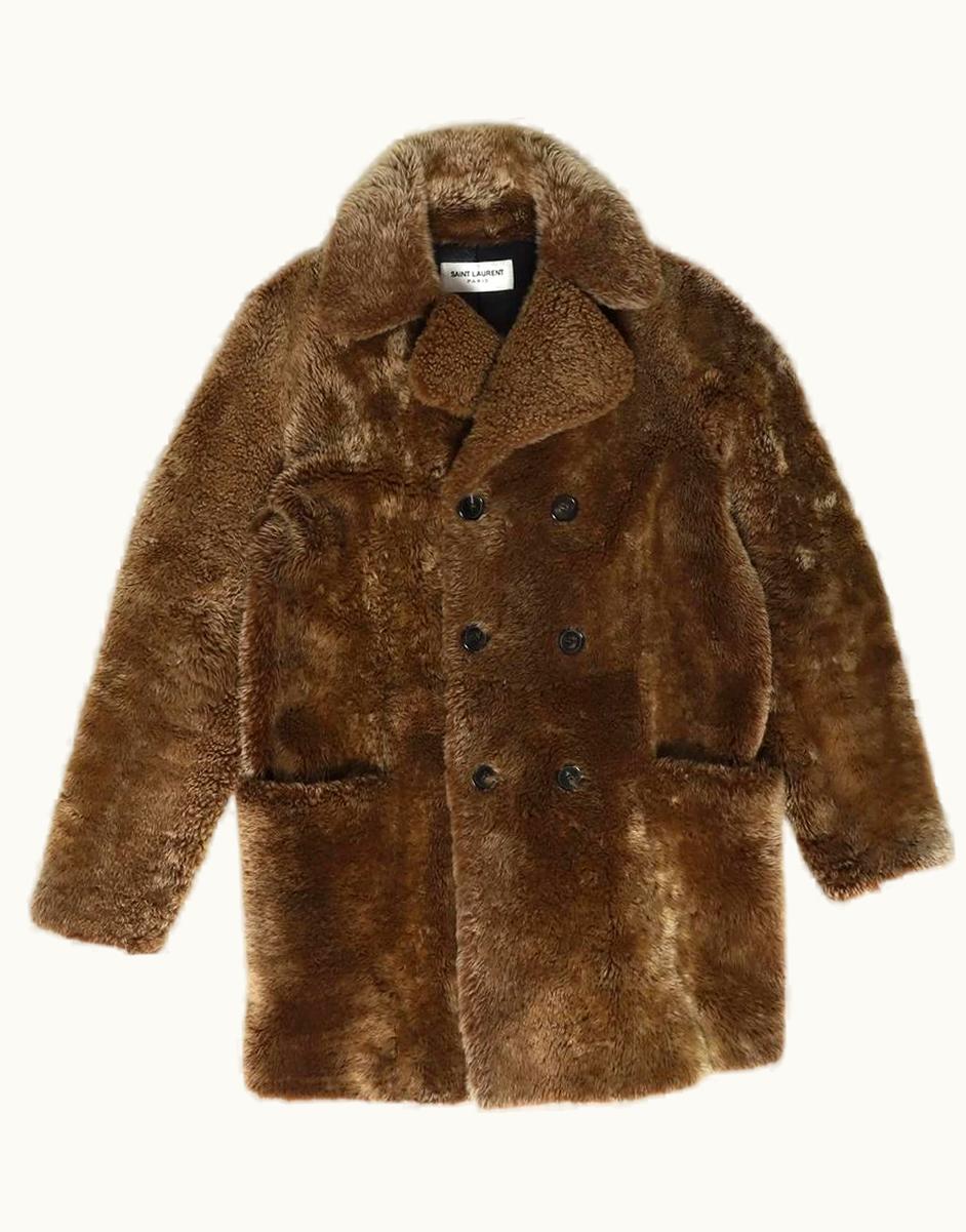 Saint Laurent Shearling Fur Teddy Look Sample Coat A/W 2016