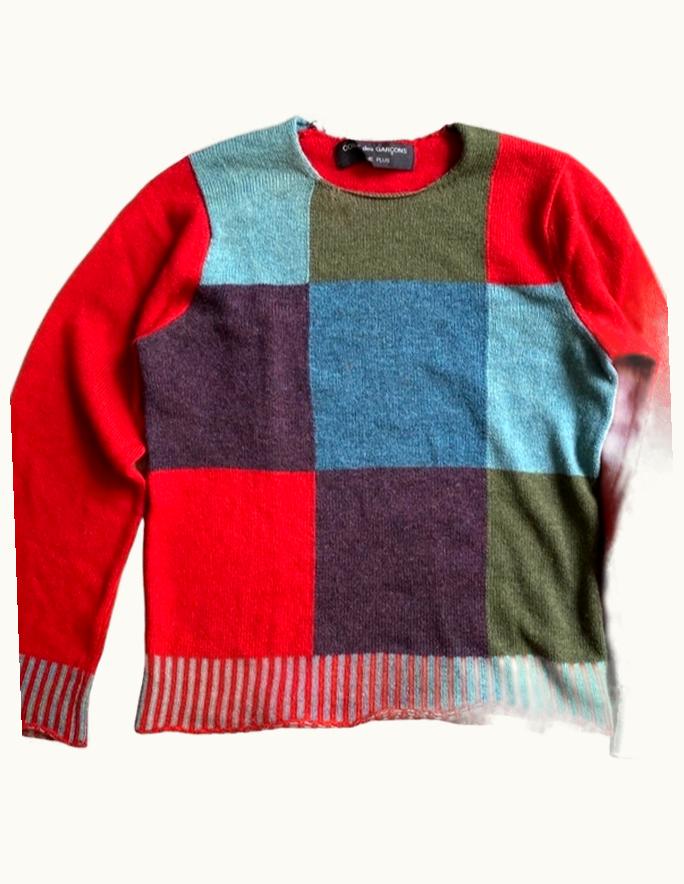 Comme Des Garçons Homme Plus Comme Des Garçons Homme Plus Patchwork Knit Jumper A/W 1996