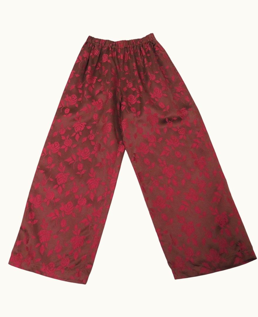 Comme Des Garçons Comme Des Garçons Floral Jacquard Wide Trousers S/S 1997