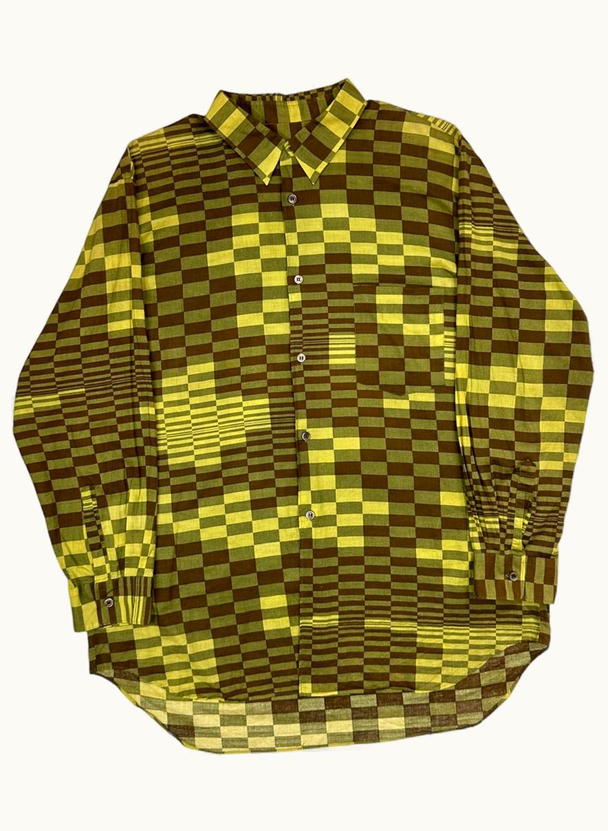 Comme Des Garçons Comme Des Garçons Optical Illusion Shirt S/S 2001