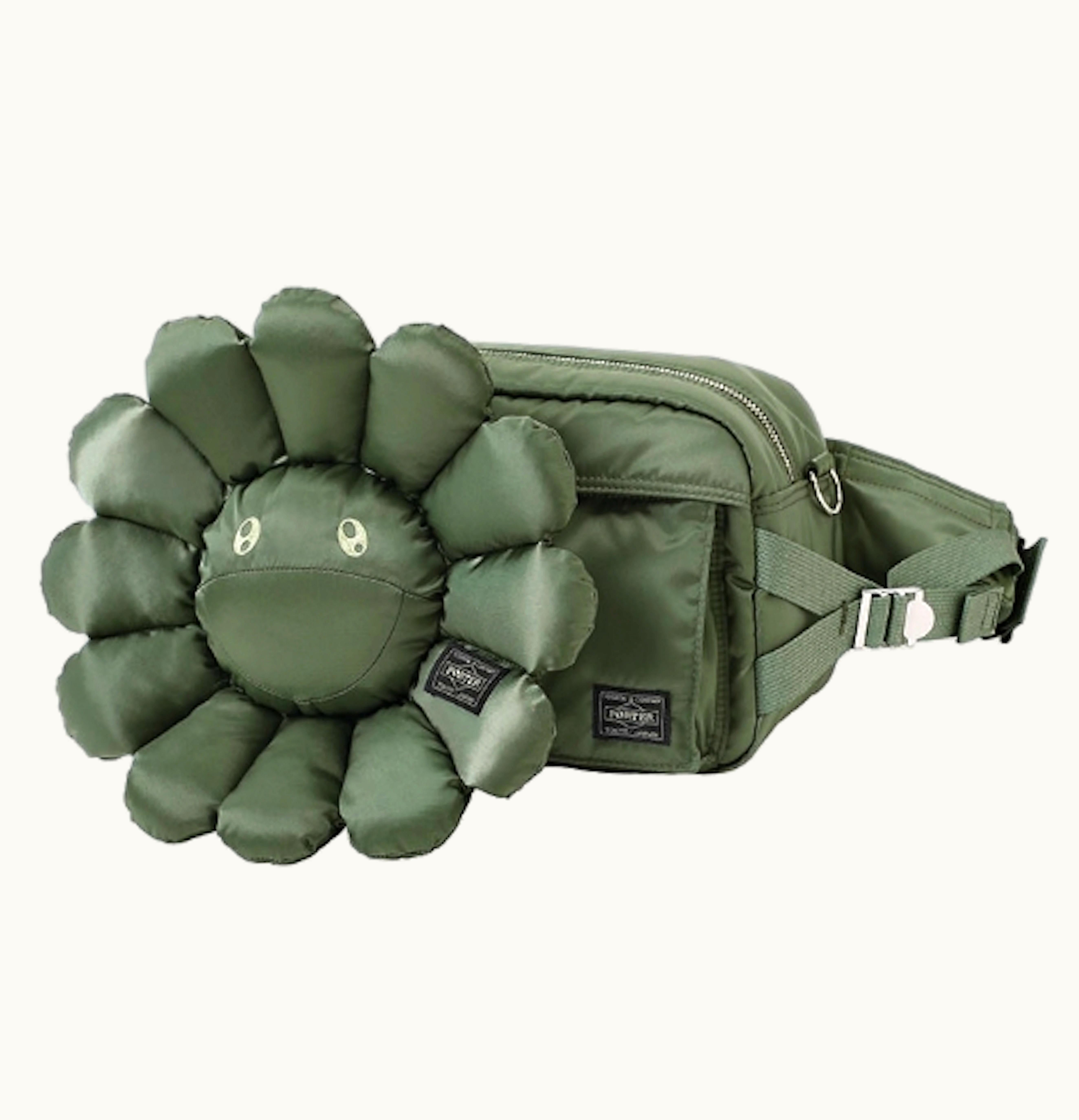 Takashi Murakami Takashi Murakami x PORTER Waist Bag Sage Green