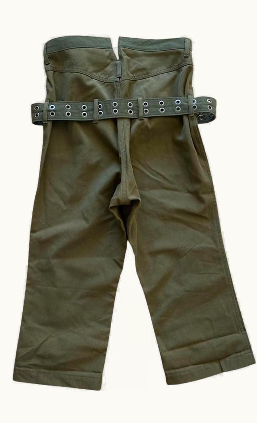 Comme Des Garçons Comme Des Garçons Cropped Belted Bondage Trousers A/W 2006