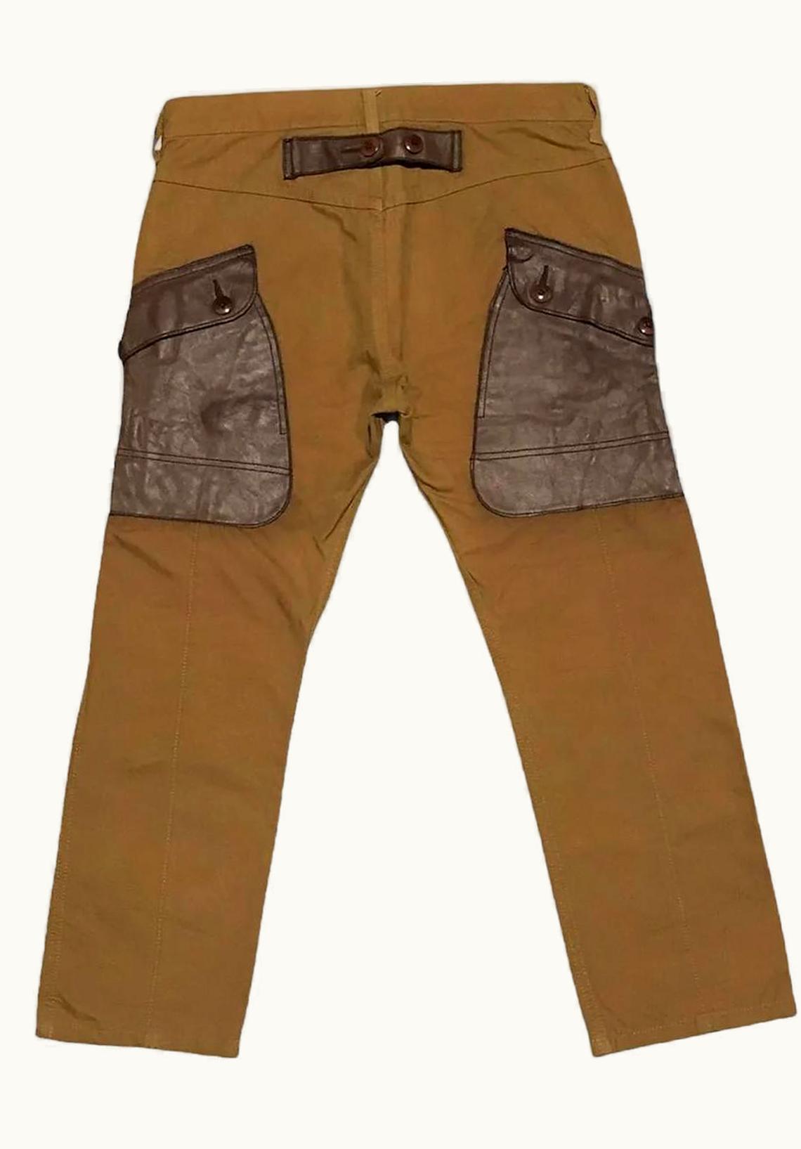 Junya Watanabe Junya Watanabe Cinch Back Khaki Cropped Trousers A/W 2009