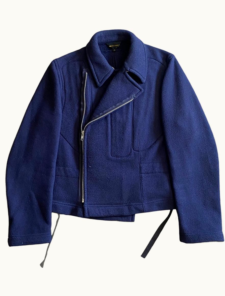 Comme Des Garçons Fleece Biker Zip Jacket A/W 2010
