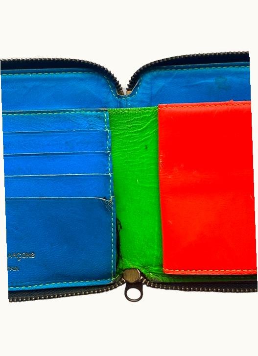 Comme Des Garçons Comme Des Garçons Leather Super Fluorescent Wallet A/W 2010