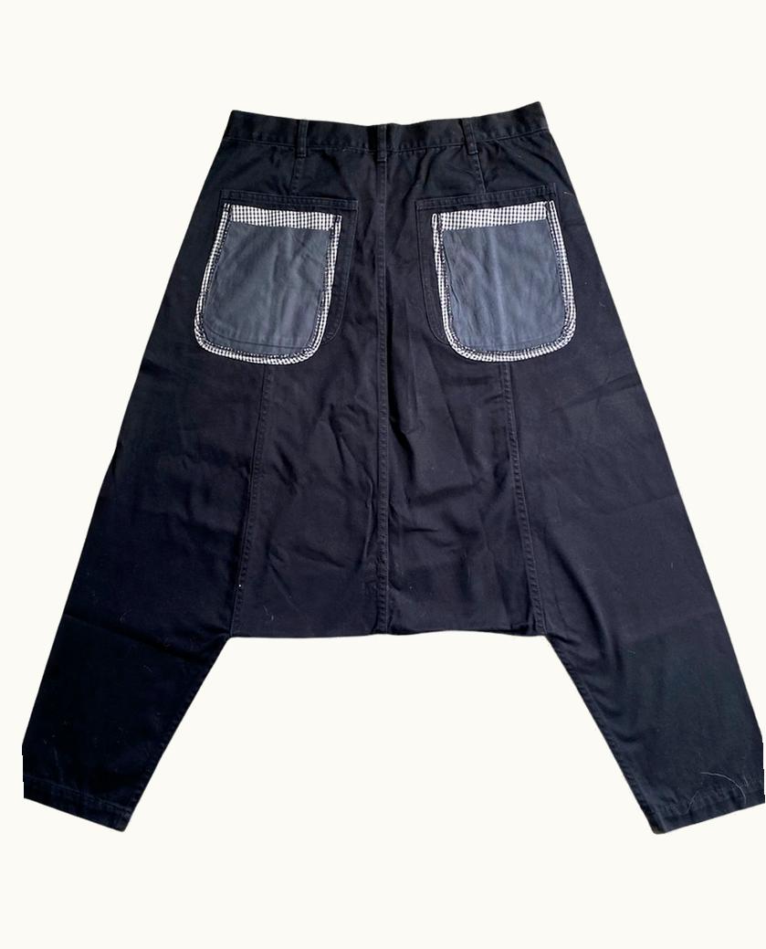 Comme Des Garçons Homme Plus Comme Des Garçons Homme Plus Drop Crotch Contrast Pocket Trousers S/S 2010