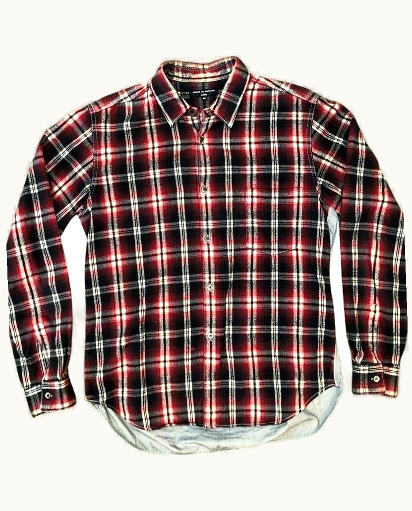 Comme Des Garçons Comme Des Garçons Hybrid Flannel Button-Down Shirt A/W 2011