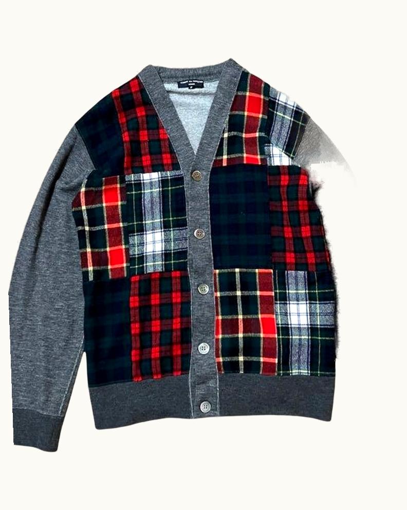 Comme Des Garçons Comme Des Garçons Patchwork Plaid Cardigan A/W 2011
