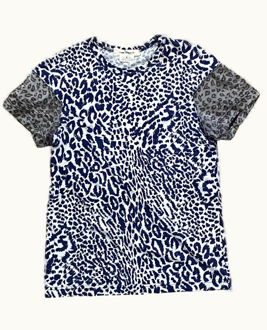 Comme Des Garçons Comme Des Garçons Two Tone Leopard Print Tee A/W 2015