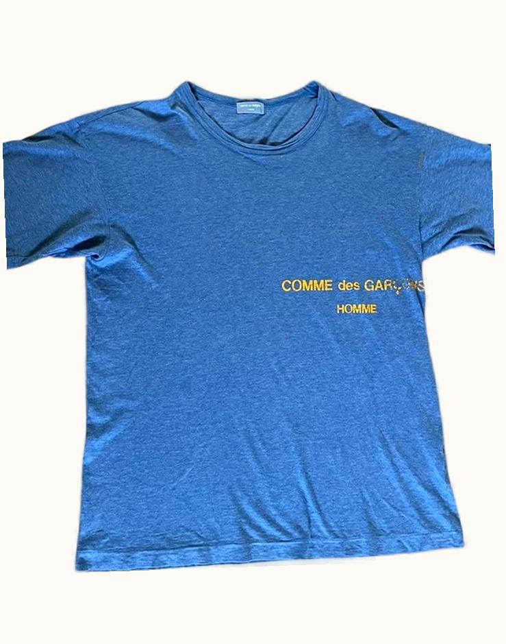 Comme Des Garçons Homme Comme Des Garçons Homme Hand Printed Logo Tee S/S 1992
