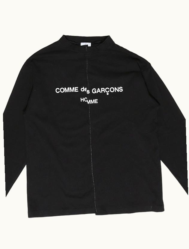 Comme Des Garçons Homme Comme Des Garçons Homme Reconstructed Split Logo Longsleeve T-Shirt A/W 1993