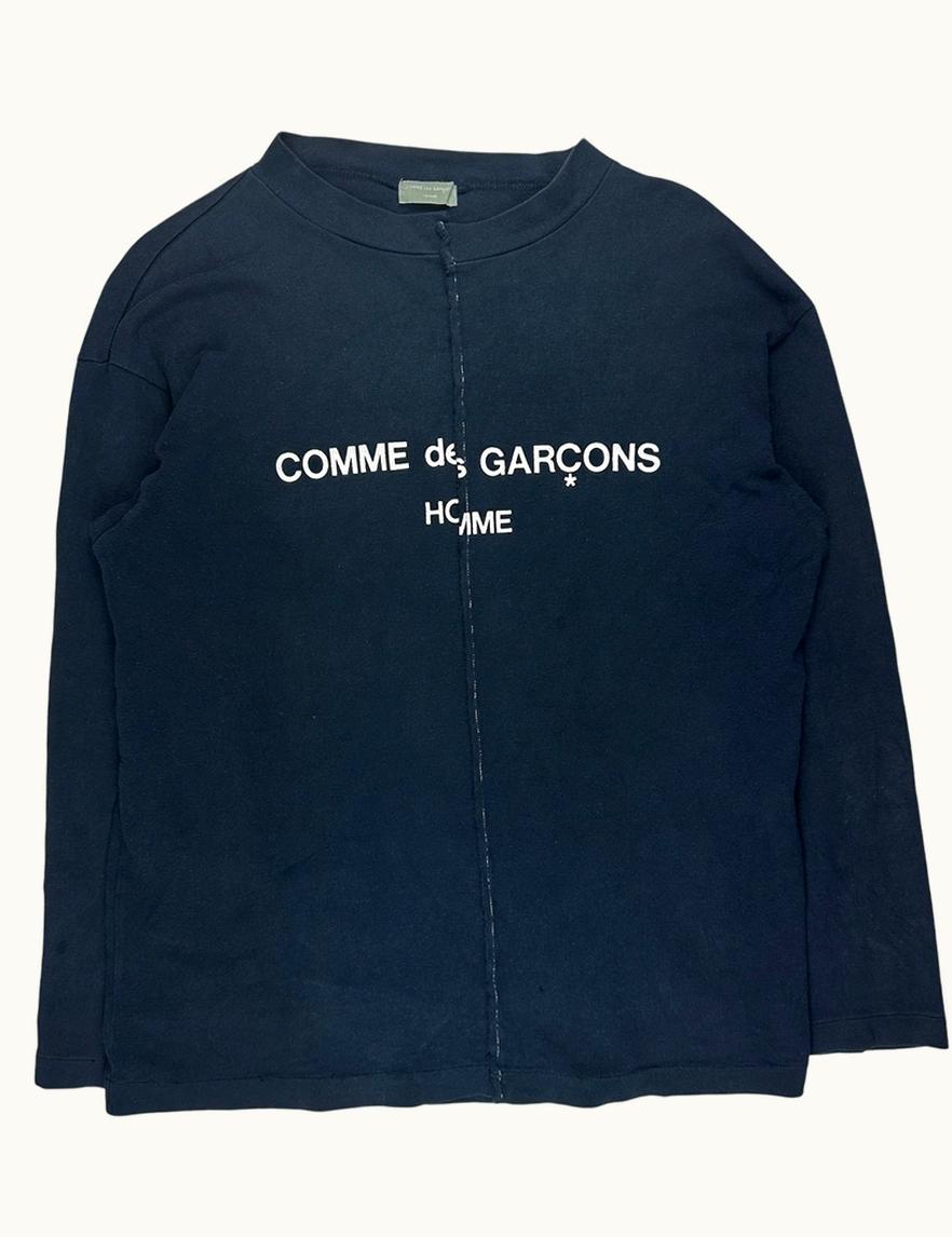 Comme Des Garçons Homme Comme Des Garçons Homme Split Logo Longsleeve T-Shirt A/W 1993
