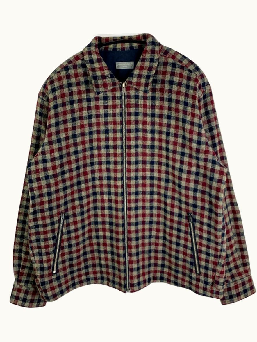 Comme Des Garçons Homme Comme Des Garçons Homme Plaid Reversible Wool Blouson Jacket A/W 1997