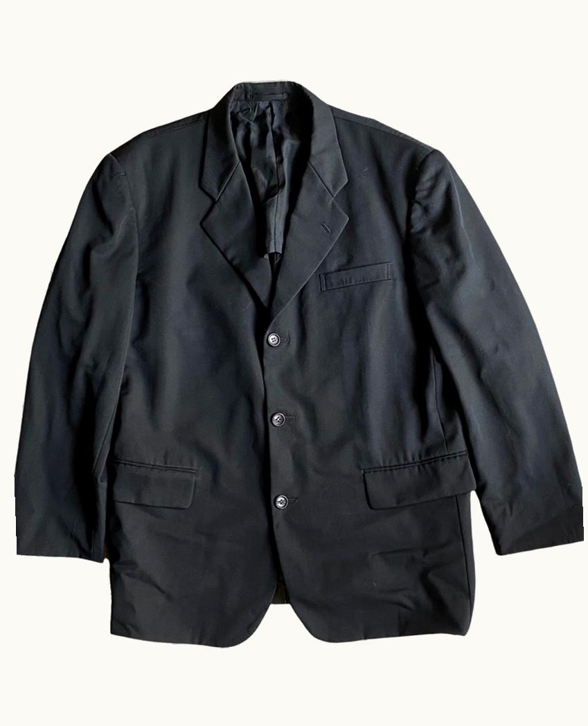 Comme Des Garçons Homme Comme Des Garçons Homme Vinyl Back Hem Blazer S/S 1997