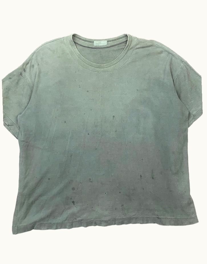 Comme Des Garçons Homme Comme Des Garçons Homme Distressed Crop Boxy T-Shirt A/W 1999
