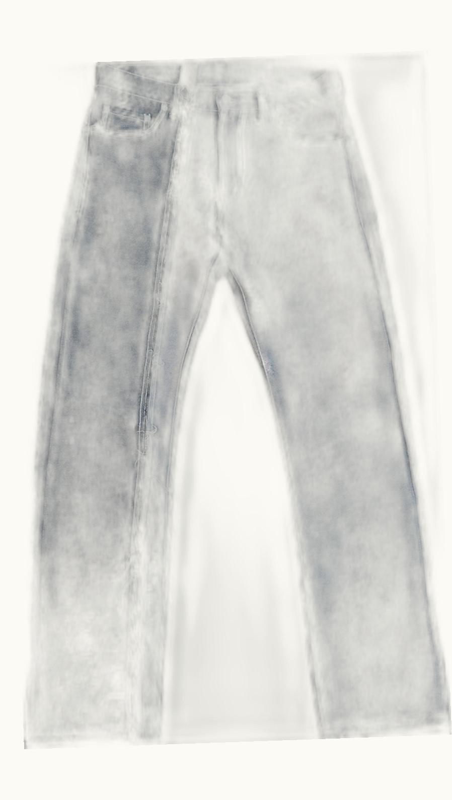 Comme Des Garçons Homme Comme Des Garçons Homme Reconstructed Spilt Denim Jeans A/W 2000