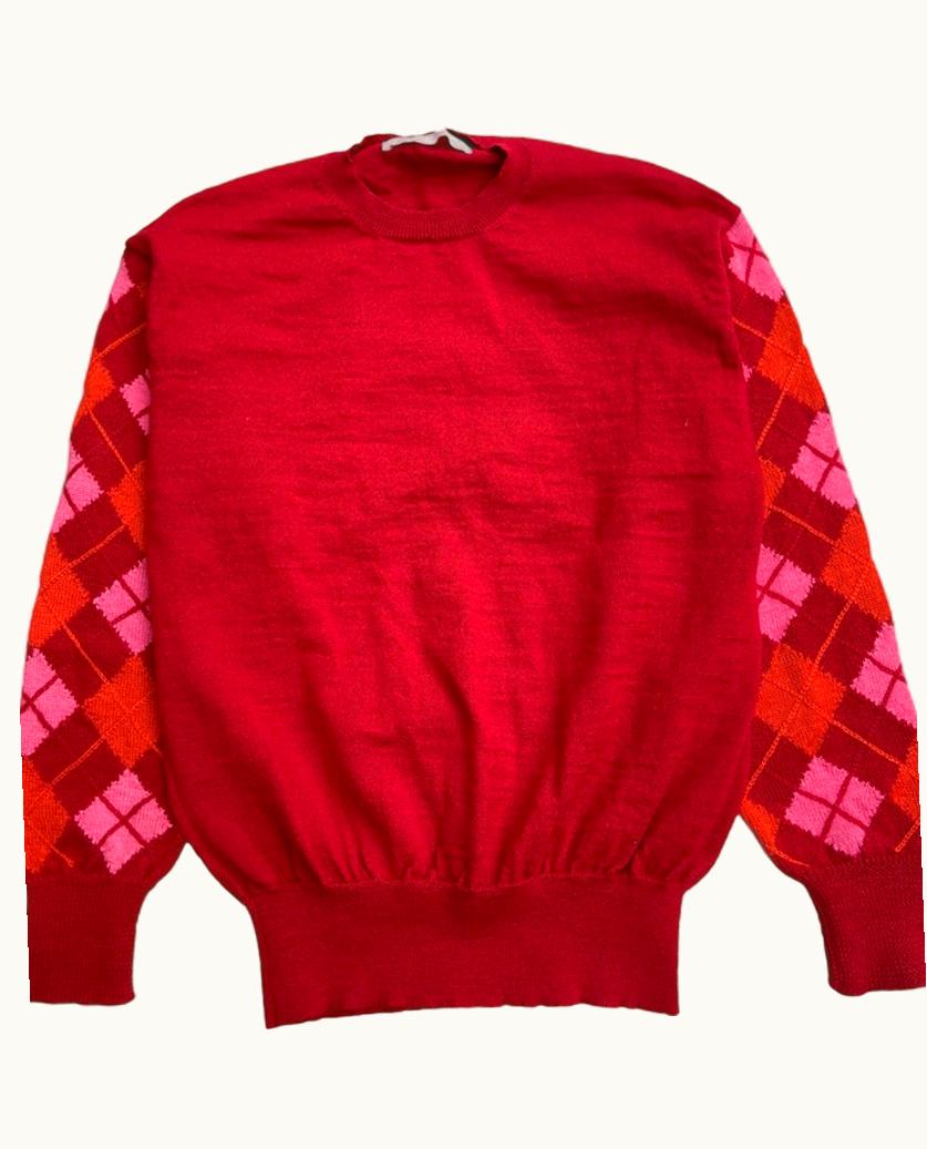 Comme Des Garçons Homme Comme Des Garçons Homme Argyle Sleeve Jumper A/W 2000