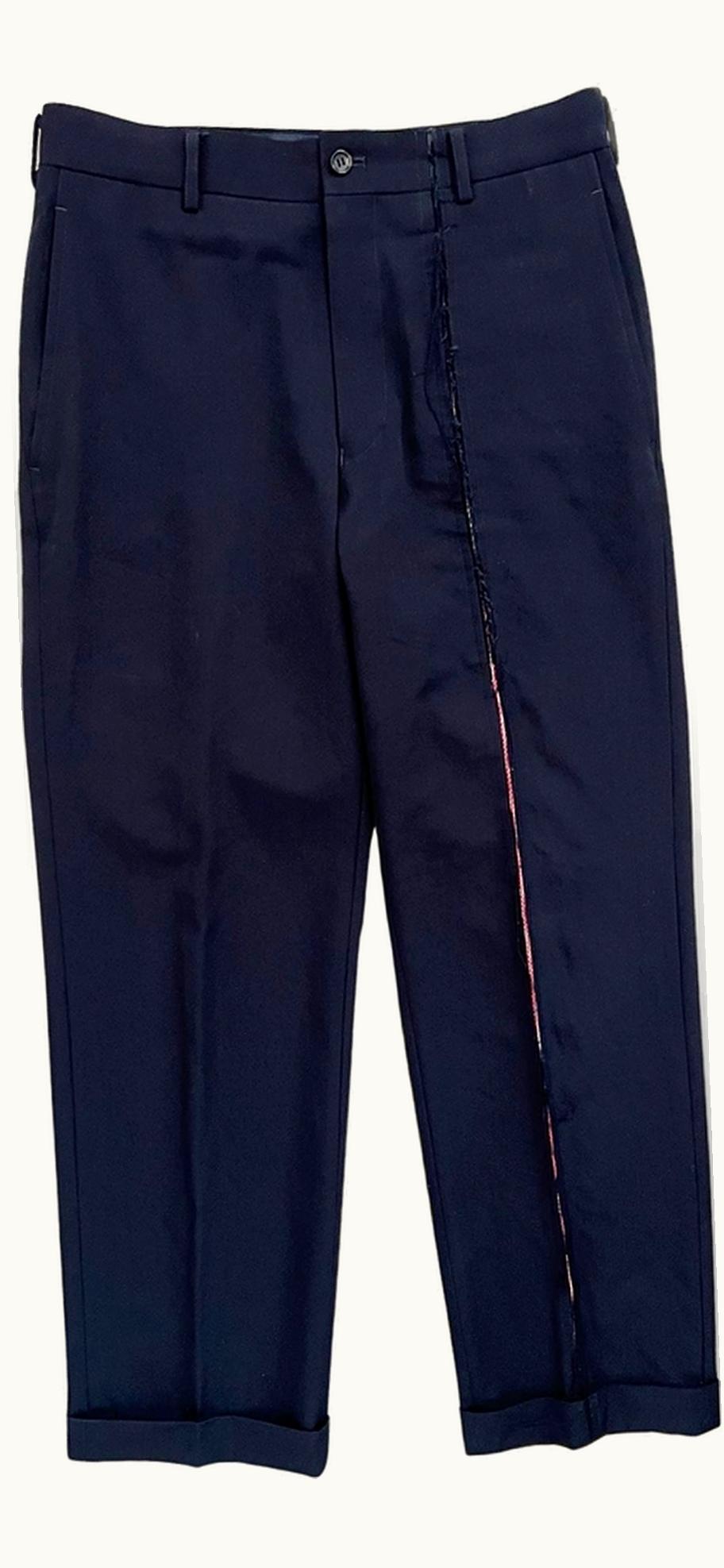 Comme Des Garçons Homme Comme Des Garçons Homme Frayed Centre Seam Pants A/W 2000