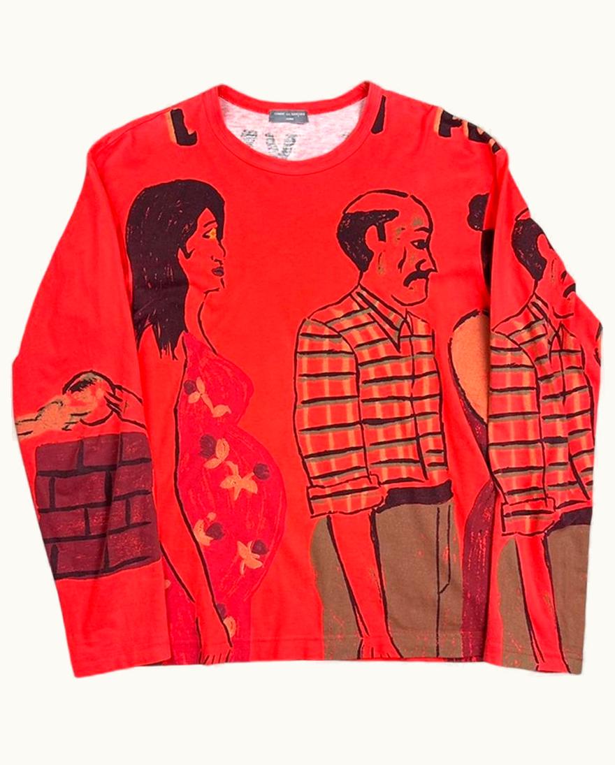 Comme Des Garçons Homme Comme Des Garçons Homme Cuba Longsleeve T-Shirt S/S 2002