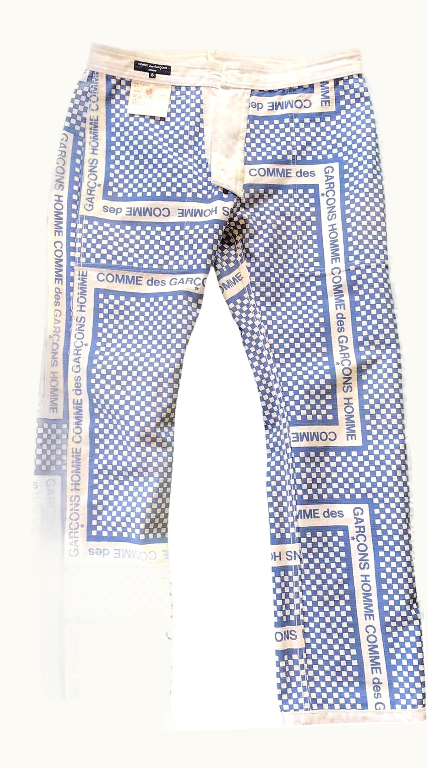 Comme Des Garçons Homme Comme Des Garçons Homme Tape Logo Denim Pants S/S 2003