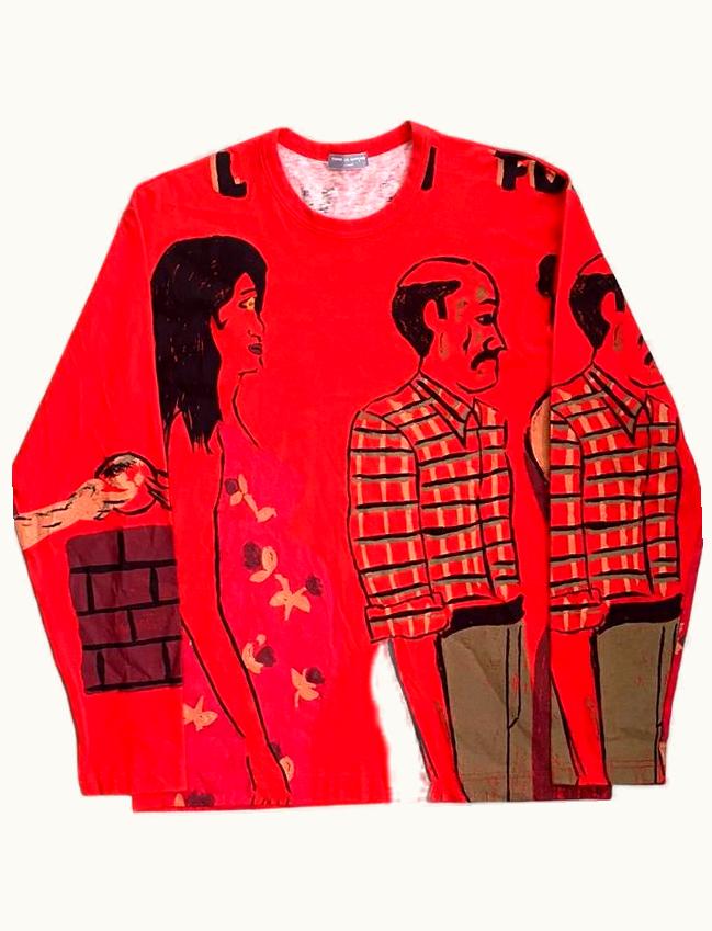 Comme Des Garçons Homme Comme Des Garçons Homme Cuba Cigar Art Longsleeve S/S 2003
