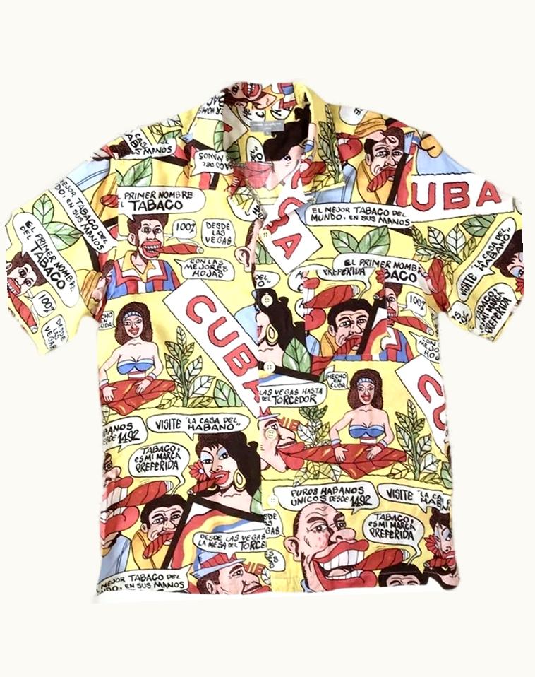 Comme Des Garçons Homme Comme Des Garçons Homme Cuba Button-Up Shirt S/S 2003