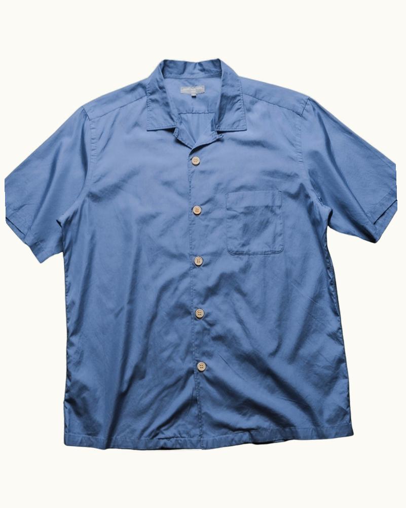 Comme Des Garçons Homme Comme Des Garçons Homme Steel Blue Boxy Shirt S/S 2003