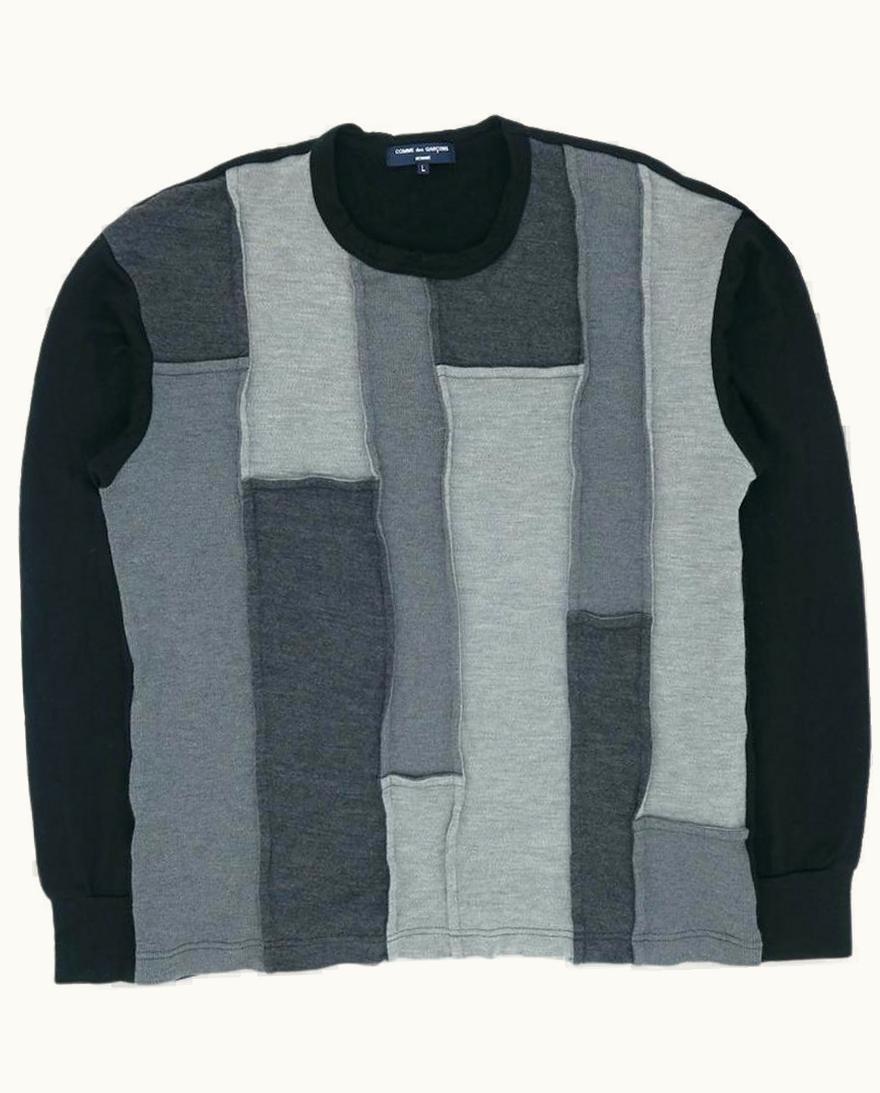 Comme Des Garçons Homme Comme Des Garçons Homme Patchwork Sweater A/W 2006