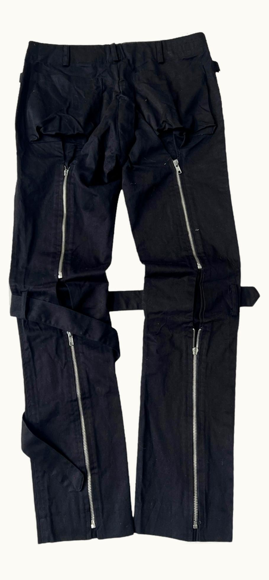 Comme Des Garçons Homme Comme Des Garçons Homme Back-Zip Bondage Cargo Pants A/W 2012