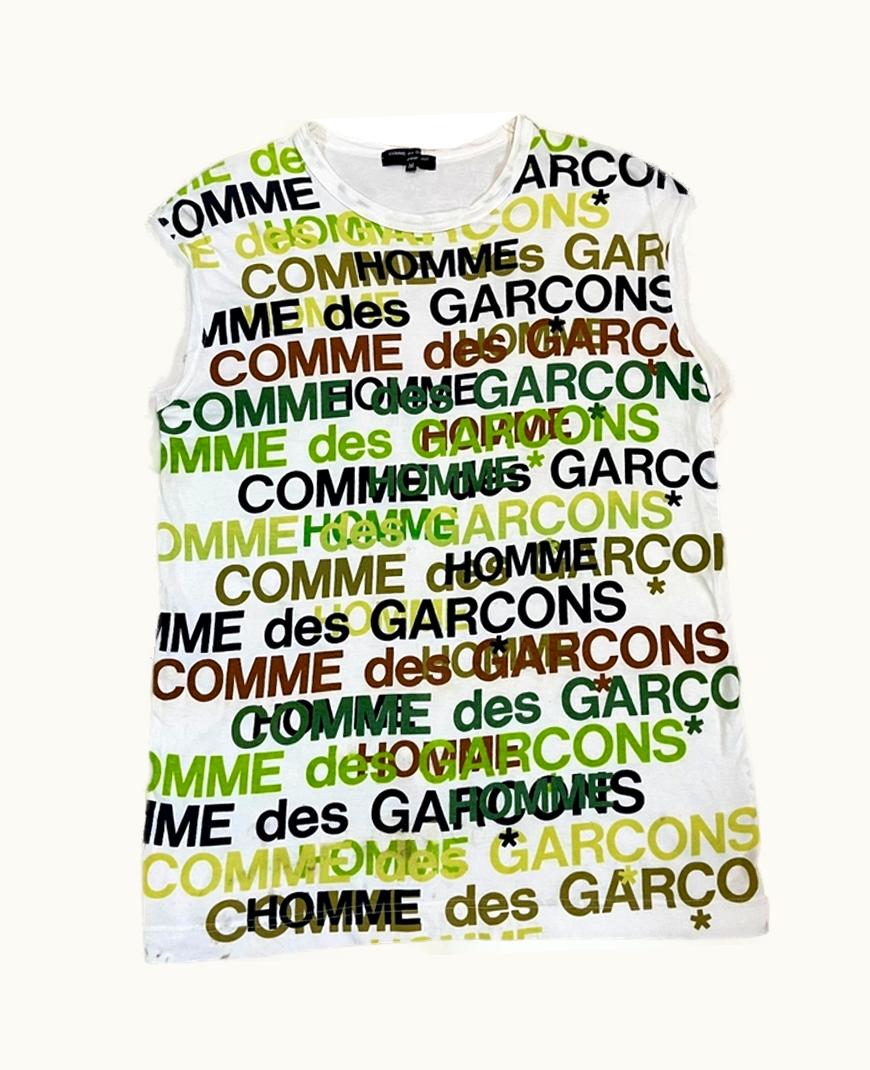 Comme Des Garçons Homme Comme Des Garçons Homme Logo Text T-Shirt S/S 2012