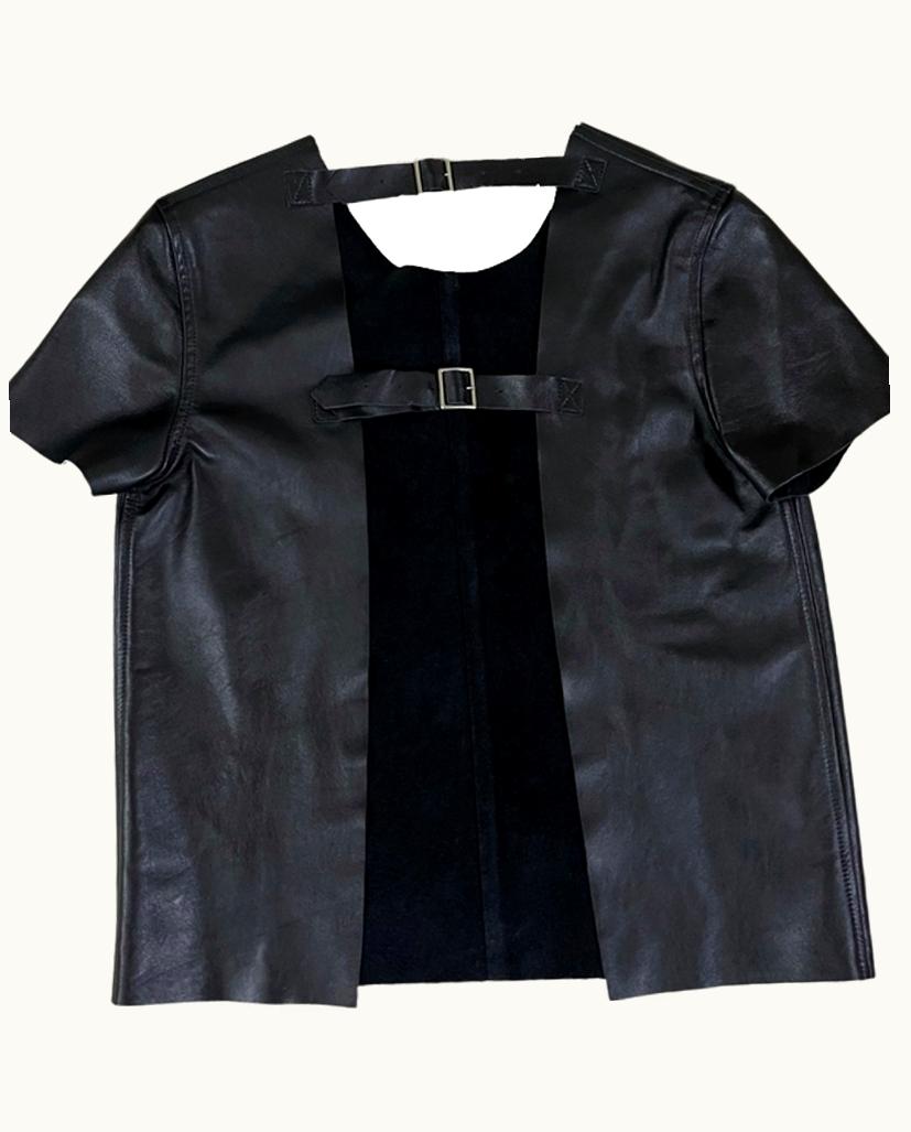 Comme Des Garçons Homme Comme Des Garçons Homme Leather Vest T-Shirt S/S 2014