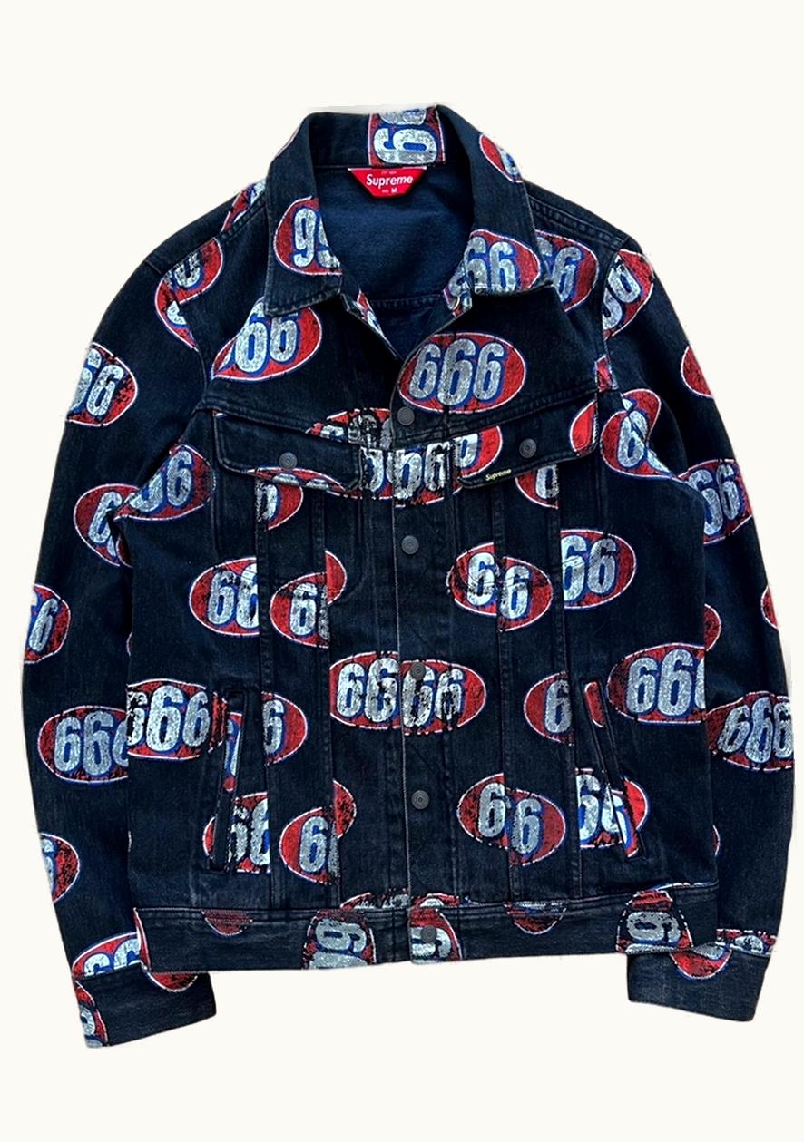 Supreme Supreme ‘666’ Full Print Denim Jacket S/S 2017