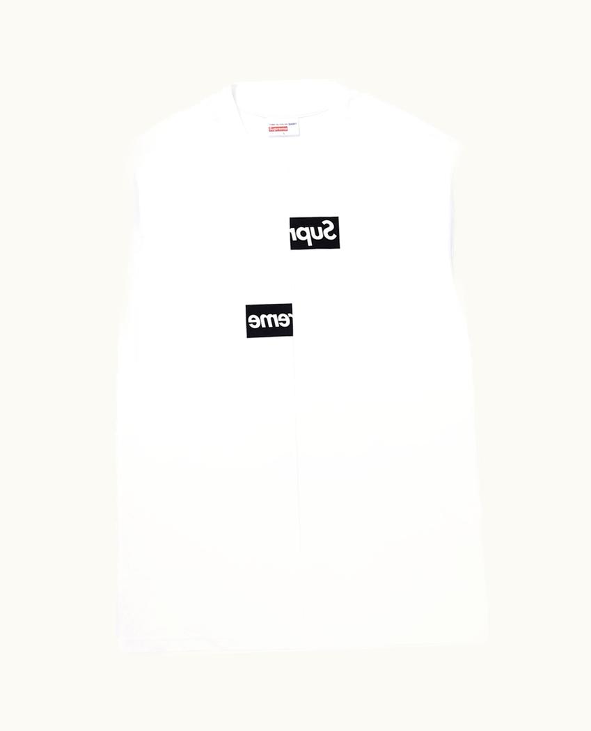Comme Des Garçons Shirt Split Box Logo T-Shirt A/W 2018