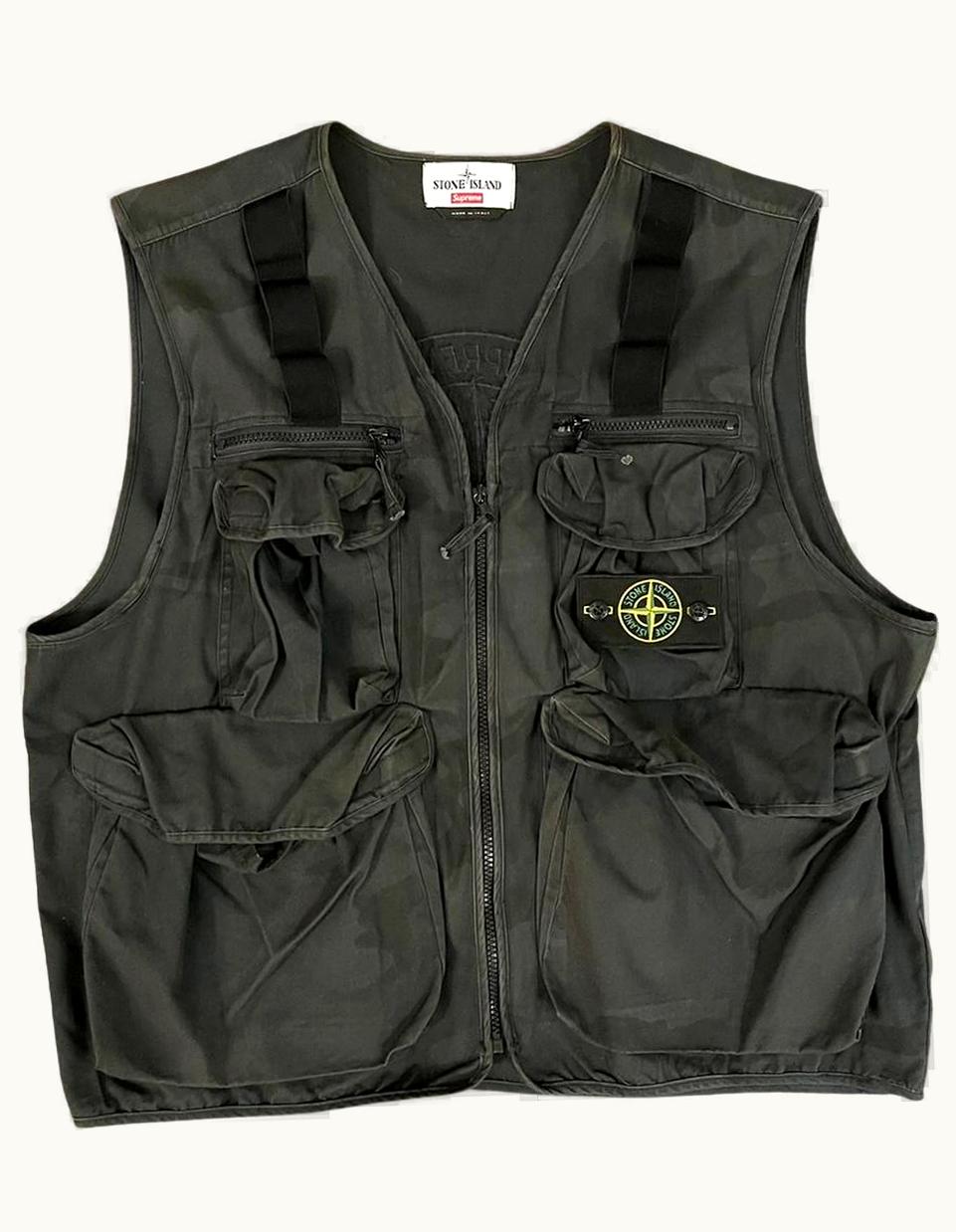 Stone Island Stone Island Camo Cargo Vest S/S 2019