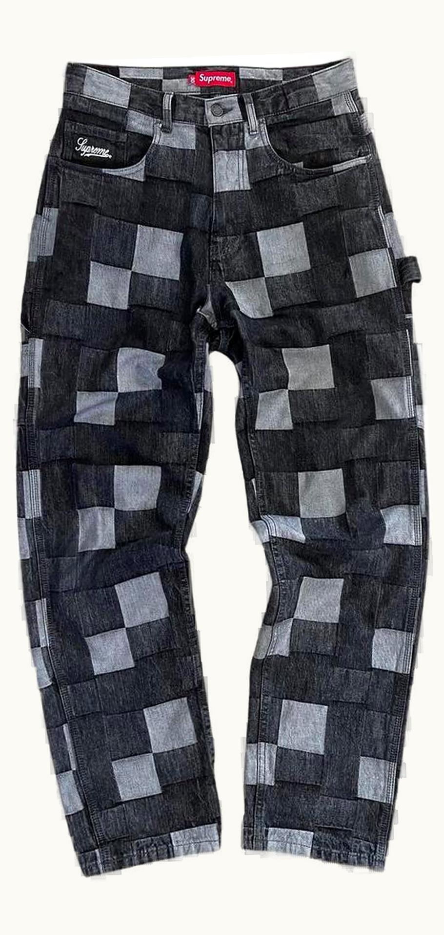 Supreme Supreme Patchwork Carpenter Denim S/S 2019