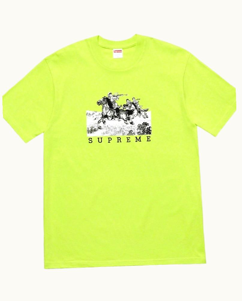 Supreme Supreme Riders Neon Logo T-Shirt S/S 2019