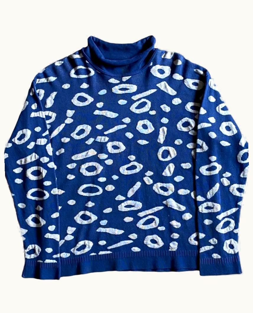 Issey Miyake Issey Miyake Patterned Turtleneck A/W 1993