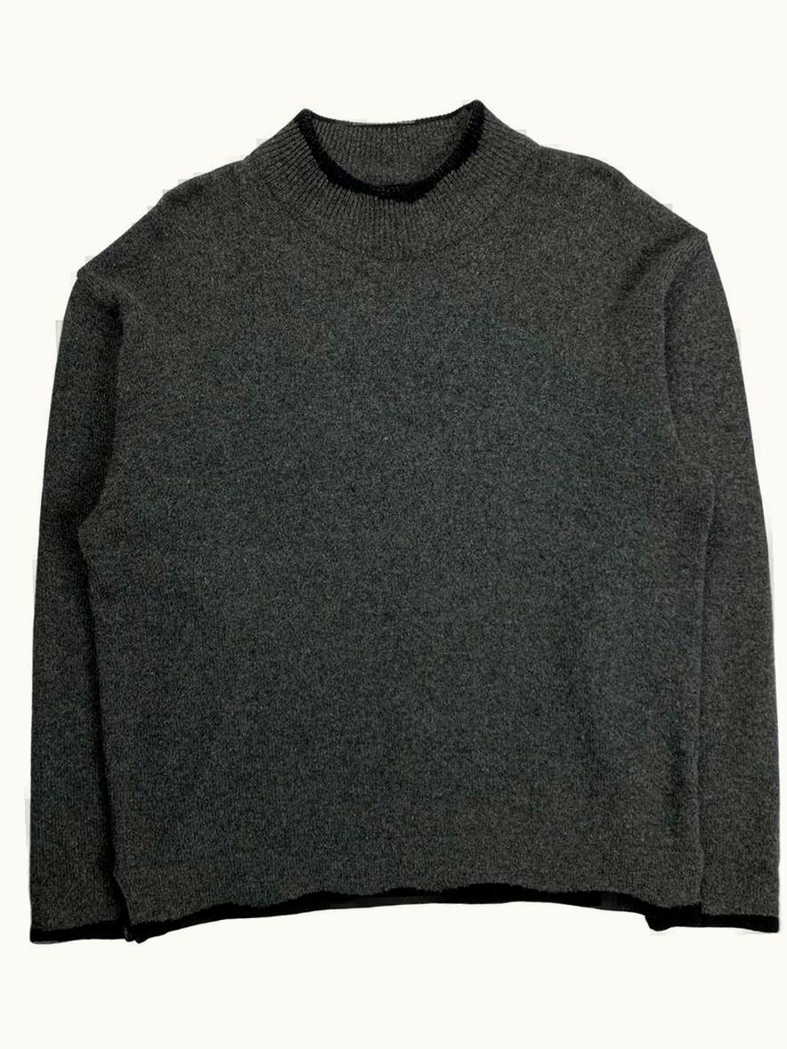 Issey Miyake Issey Miyake Paint Effect Intarsia Knit Jumper A/W 1993