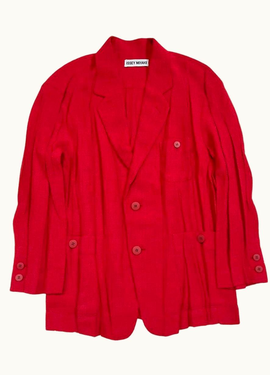 Issey Miyake Issey Miyake Crinkled Pleated Sport Jacket S/S 1996