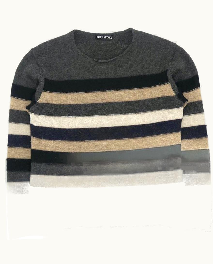 Issey Miyake Issey Miyake Rebuilt Paneled Knit Sweater A/W 2004