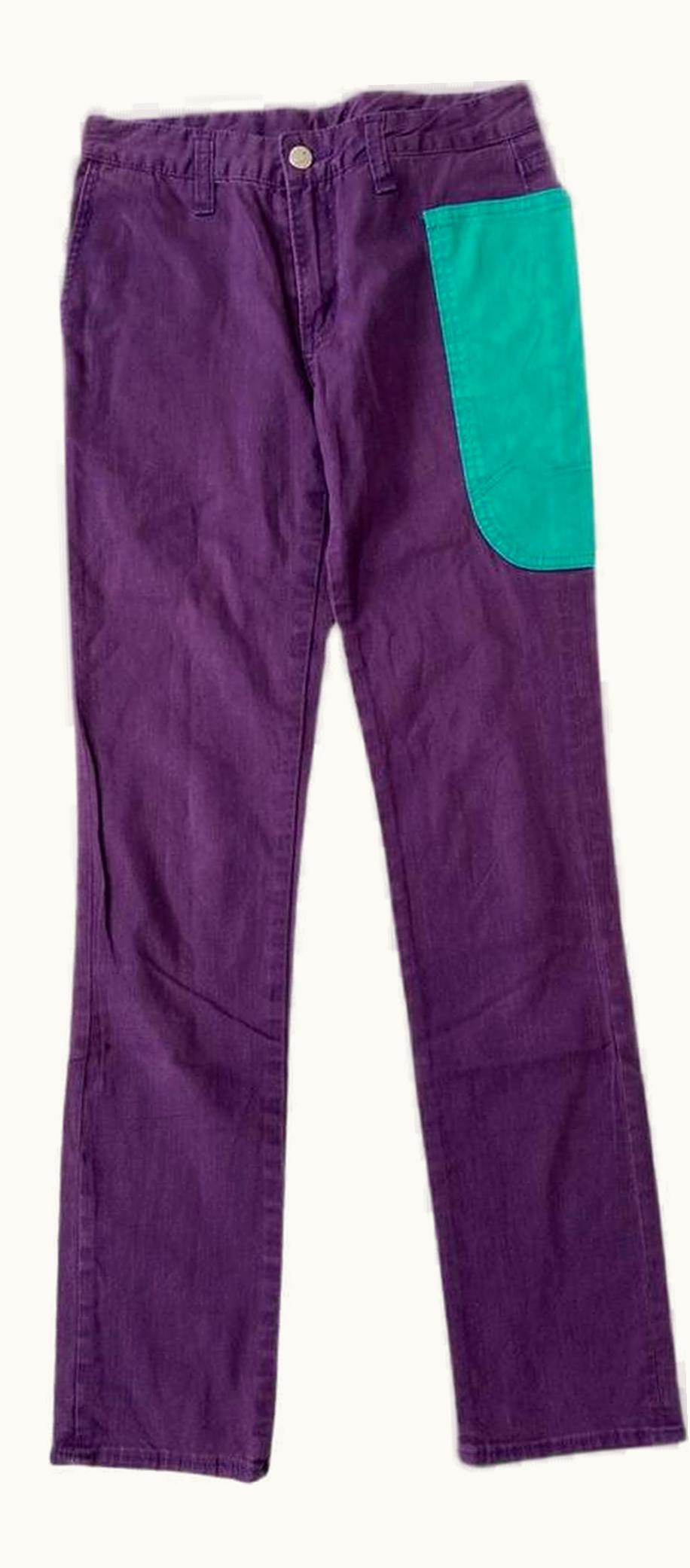 Issey Miyake Issey Miyake Color-Block Giant Pocket Pants A/W 2007